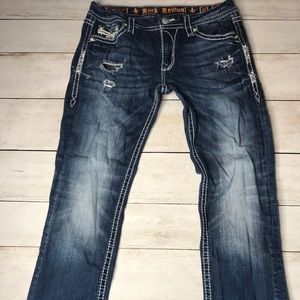 Rock Revival jeans size 32 worn in